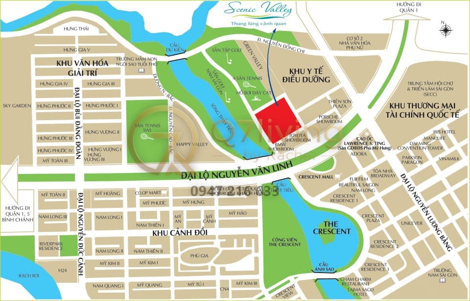 Renting Scenic Valley Apartment in Phu My Hung for Expatriates Near SSIS School